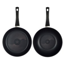 해피콜 뉴 컴포트 다이아몬드 후라이팬 세트 2개, 프라이팬 30cm + 궁중팬 30cm, 1세트