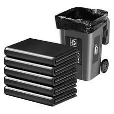 元伊家 多用途垃圾塑膠袋 黑色, 200個, 23L