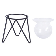 세컨드베스트 식물 철제 장식품 + 조화 화병 세트, STYLE 05, 1개