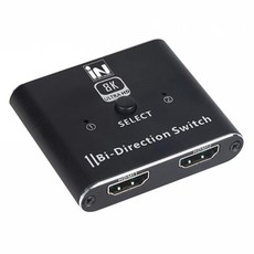 인네트워크 8K HDMI Ver2.1 2:1 오디오 지원 선택기 IN-8KHSW21, 1개
