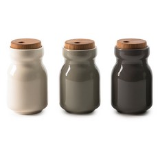 TACKAON 香料盒 白色S+淺灰色S+深灰色S套裝, 白色s+淺灰色s+深灰色s, 1套