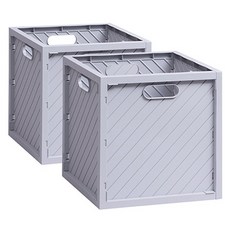 EZLIVING 多用途食品儲藏室萬能收納箱, 2個, 灰色