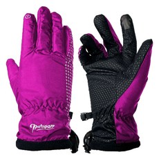 natoyen Starlight 防水防風防寒觸控手套 雙手穿戴, 紫色, 1個