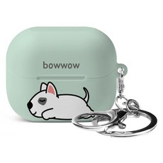 Imooi Koja 三星 Galaxy Buds3 Buds3 Pro 硬殼耳機保護殼 + 鑰匙圈套組, 汪汪, 1套, 單一商品