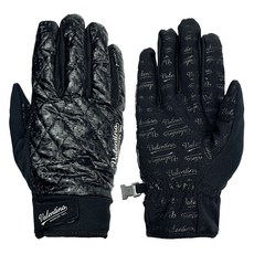 Valentino 男士超細纖維鋪棉防寒手套 雙手穿戴, 黑色, 1個