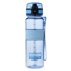 UZSPACE 優之 Tritan運動水瓶, 1個, 藍色, 500ml