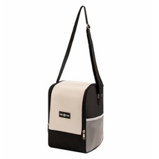 알로데 슬림 사각 런치백, NO 01 검은색, 1개