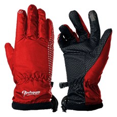 나토얀 스타라이트 방수 방풍 방한 터치장갑 양손착용, 레드, 1개