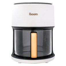 i-boom Lightweight 第三代輕量玻璃氣炸鍋 4.5L, 白色 + 金色, HTTS-241345L