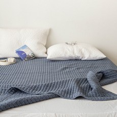 엘레나하임 모달 줄누빔 패드 겸 스프레드, 인디고