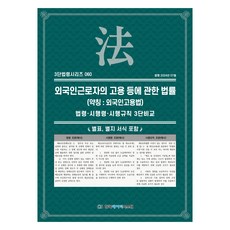 외국인근로자의 고용 등에 관한 법률 (약칭 : 외국인고용법), KDS 편집부, 한국데이터시스템