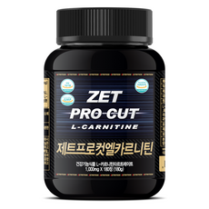 Jet Pro Cut 左旋肉鹼 1000mg, 180錠, 1個