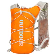 Market A 戶外越野跑背心揹包, 橘色, 1個