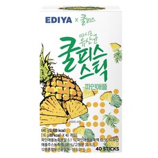 EDIYA COFFEE 清涼和平棒鳳梨, 40入, 1個, 16g