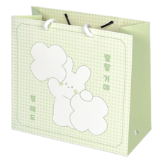 Donna&deco Dona與朋友們 四葉草朋友們 購物袋, 不論做什麼都會順利的 2號, 4個