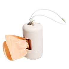 요런개 강아지 컬러팝 배변 파우치, 화이트, 1개, 1개입