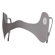 Hot Day Some 高爾夫貼片運動口罩, 1個, 深灰色