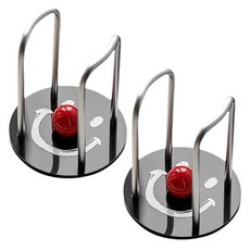 컵 정리대, 스마일블랙, 2개