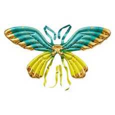 세컨드베스트 나비 날개 파티풍선 100 x 64 cm, NO. 04, 1개