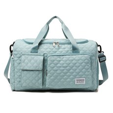 Robrococo鞋子分離牛津高爾夫行李波士頓包, 淺藍