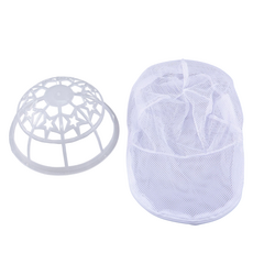 防變形帽子洗衣網組, 白色, 1套