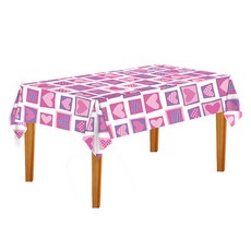 Marketpio 居家派對 可愛愛心裝飾桌布 5號款式, 4入, 1個