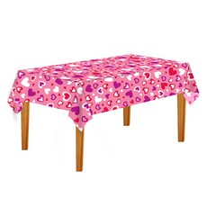 Market Pio 居家派對 可愛愛心裝飾桌巾 Type 3, 4入, 1個