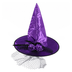 Kingsroad 精美活動派對帽 41 x 36 cm, 紫色玫瑰, 1個