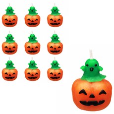 Eyaco 可愛國度 南瓜蠟燭, 混合顏色, 10個