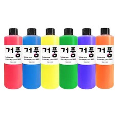 SNOWKIDS 泡泡顏料補充全套組, 250ml, 6色