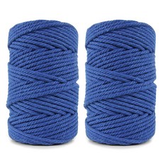 누에르고치 마크라메실 파이핑끈 90합 3mm, 2개, 09 블루