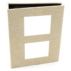소니오 2단 이미지 커버 포토 앨범 10.2 x 15.2 cm, TYPE 05 베이지, 50매