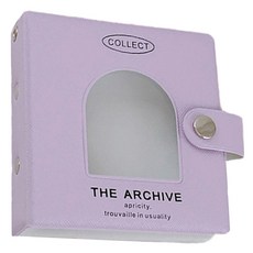 Sonio 拱形封面迷你相簿 9.2 x 6.7 cm, TYPE 12 淡紫色 Large, 20張