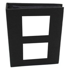 소니오 2단 이미지 커버 포토 앨범 10.2 x 15.2 cm, TYPE 04 블랙, 50매