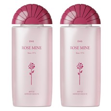 ROSEMINE Evas 沐浴香水 緋紅玫瑰香, 185ml, 2個
