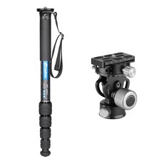 레오포토 완드 모노포드 + 비디오 헤드 세트, MP-285C+VH-20, 1세트