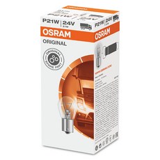 OSRAM 歐司朗 24V 單芯貨車燈泡 P21W, 10個
