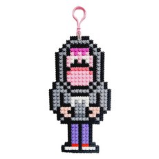 쁘띠앤맘 디폼블럭 인사이더아웃 캐릭터 만들기 가방고리 패키지 세트 K-08 8mm, 1개