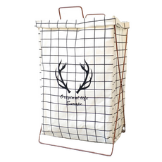 Taminayo 時尚洗衣籃, 白色鹿