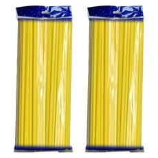 마다꾸미 요술 매직 파티 벌룬 막대풍선 200p 세트, 매트옐로우, 1세트