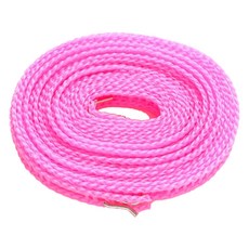 앞날앤 미끄럼방지 야외 캠핑 빨래줄 8m, 핑크, 1개