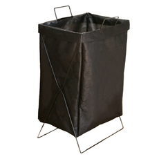 타미나요 귀여운 빨래바구니 굵은 프레임, 블랙