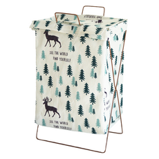 타미나요 세련된 빨래바구니 캡, 숲속의 사슴