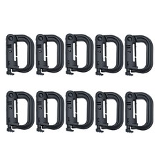 올라운더 캠핑 텐트 타프 배낭 다용도 프레스 버클 10p, 블랙