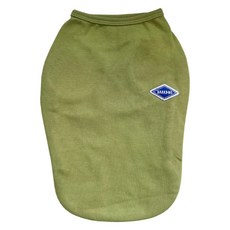 Barkdog 狗狗Everyday舒適背心居家服T恤, 1個, 抹茶色