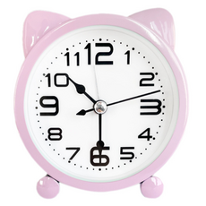 심플 탁상시계, 핑크