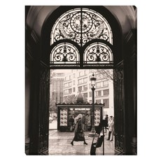 Artmart 復古黑白照片海報 Filigree Iron Doors Toby Vandenack, 帆布畫框