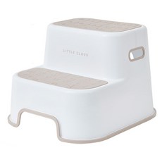 LITTLE CLOUD 幼兒用雙層腳踏凳, 1個, 米色