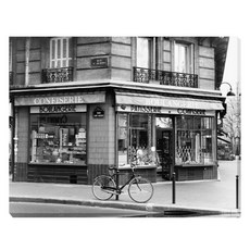 아트마트 빈티지 흑백 사진 포스터 Rue ST. Jaques 토비 반데네크, 캔버스액자