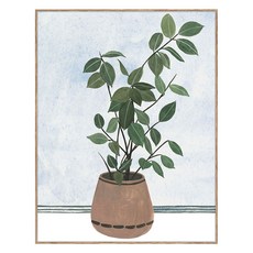 아트마트 식물 화분 그림 Mes Plants I 멜리사 왕, 알루미늄 우드